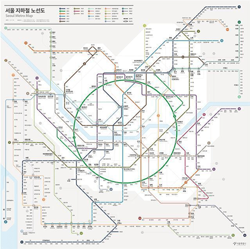 Seoul subway route map